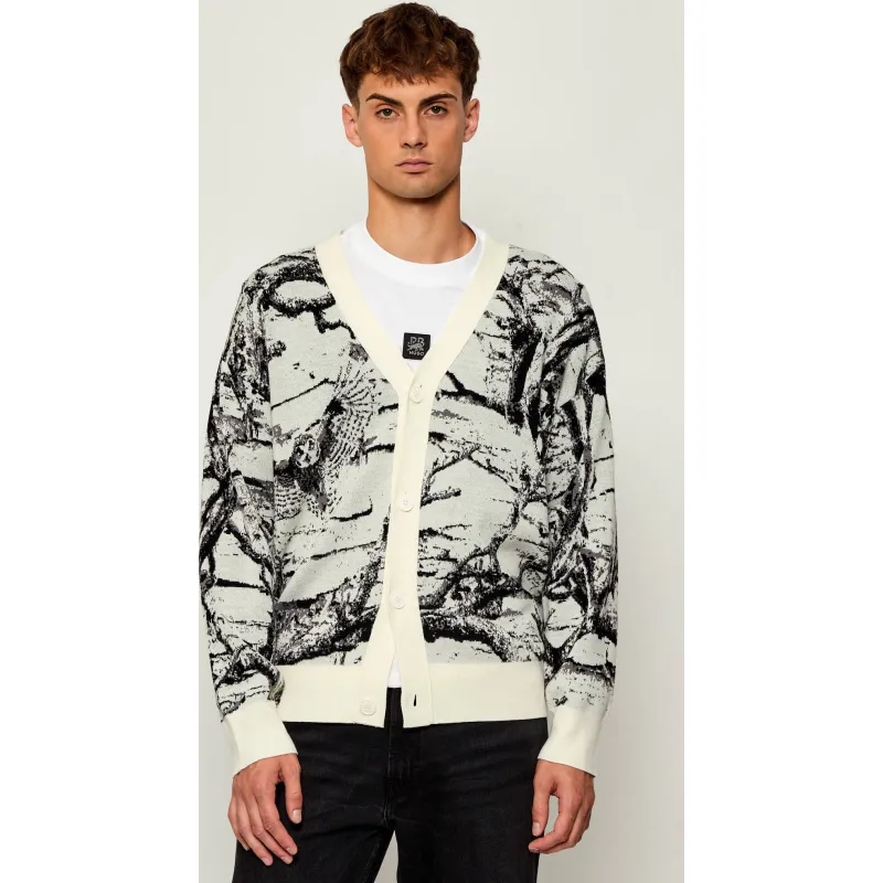 HUGO Kardigan Servot | Oversize fit | z dodatkiem wełny