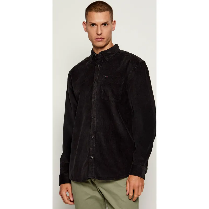 Tommy Jeans Sztruksowa koszula Regular Fit