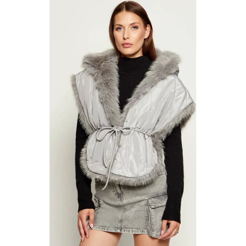 Patrizia Pepe Dwustronne ponczo Loose fit