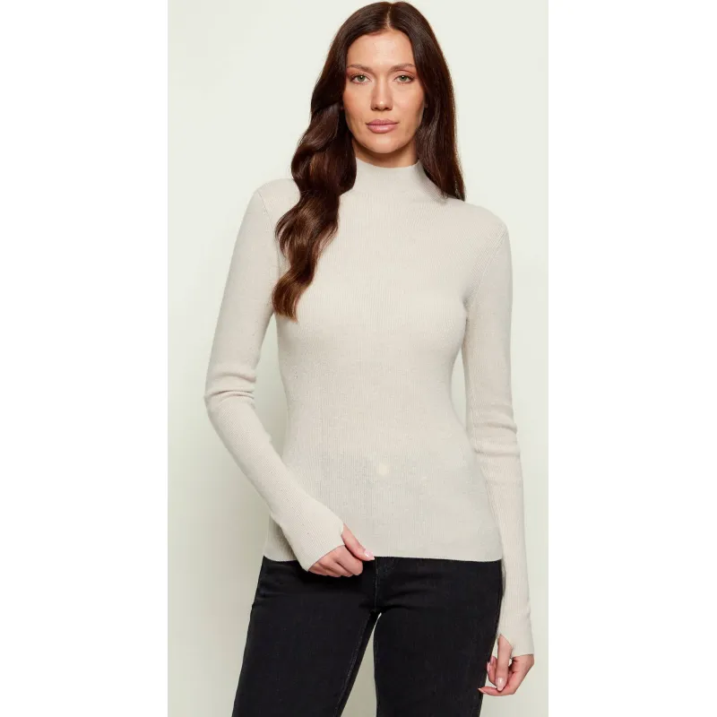 Marciano Guess Półgolf AFRAH Slim Fit z dodatkiem kaszmiru