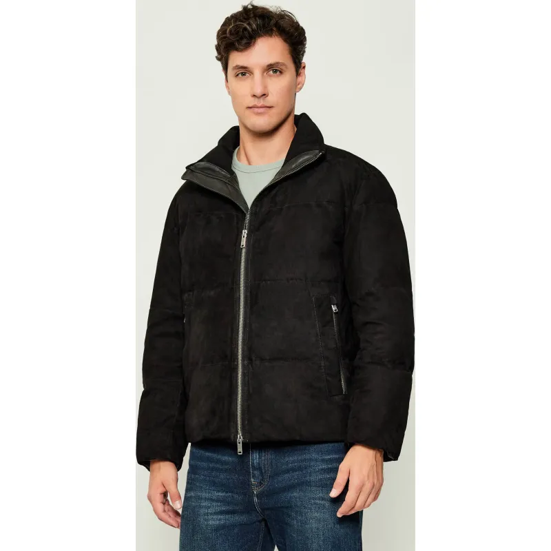 BOSS ORANGE Skórzana kurtka Jocamp | Relaxed fit