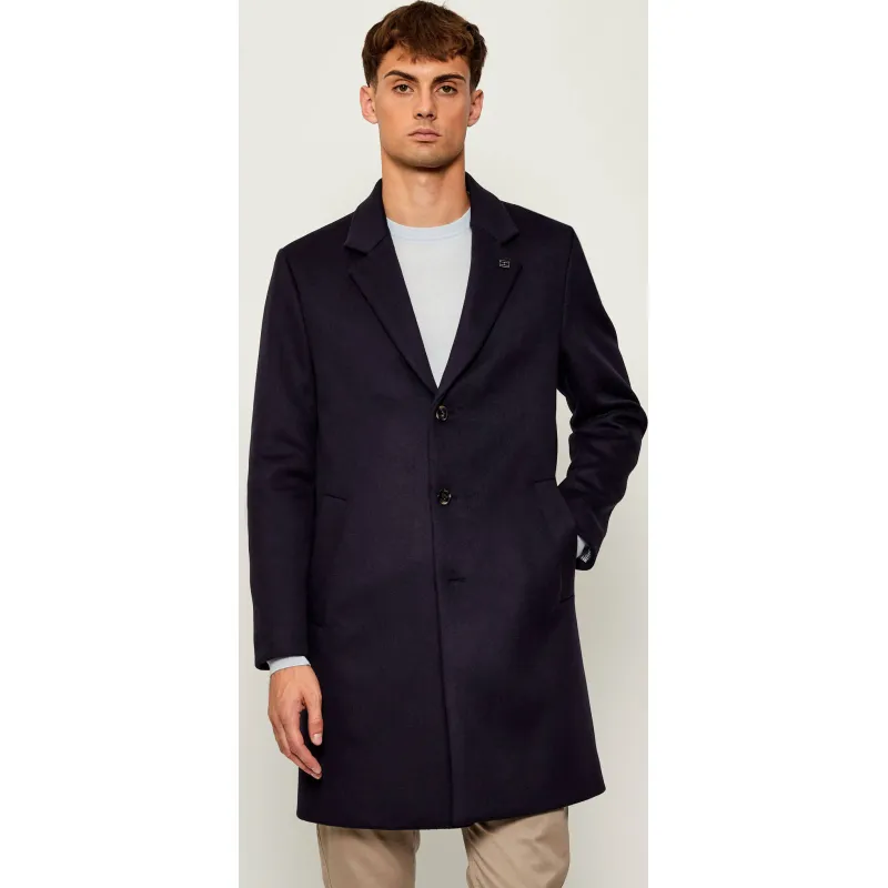 Tommy Hilfiger Wełniany płaszcz