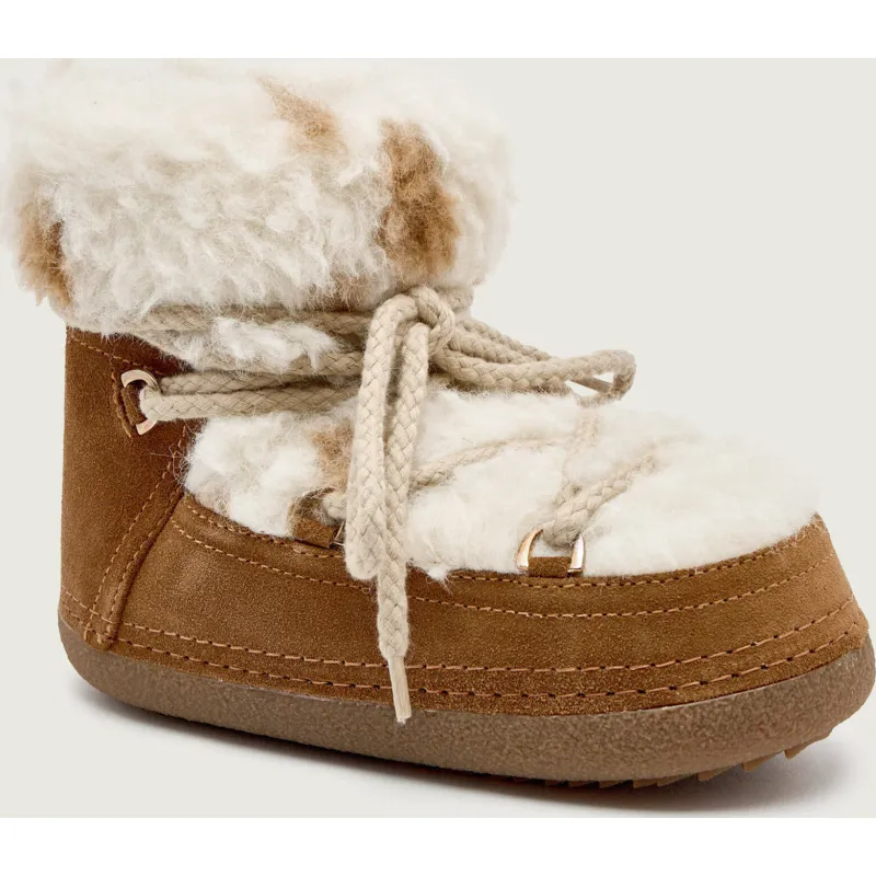 INUIKII Śniegowce TEDDY | shearling | zamsz