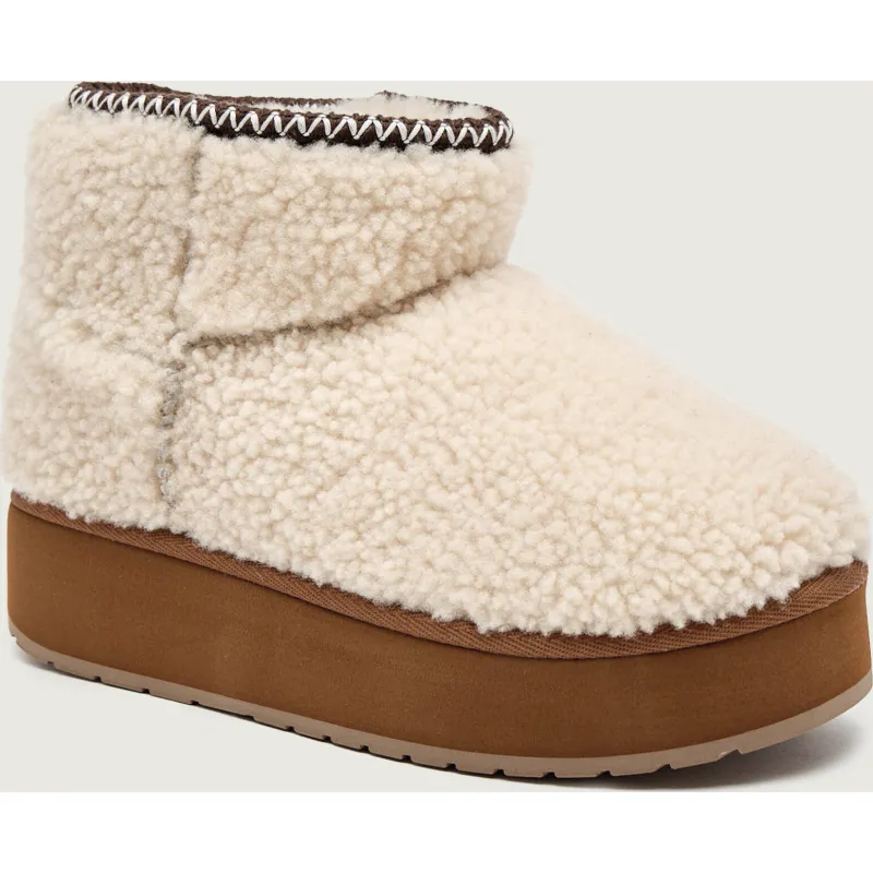 EMU Australia Śniegowce Stinger Micro Flatform Teddy | wełna