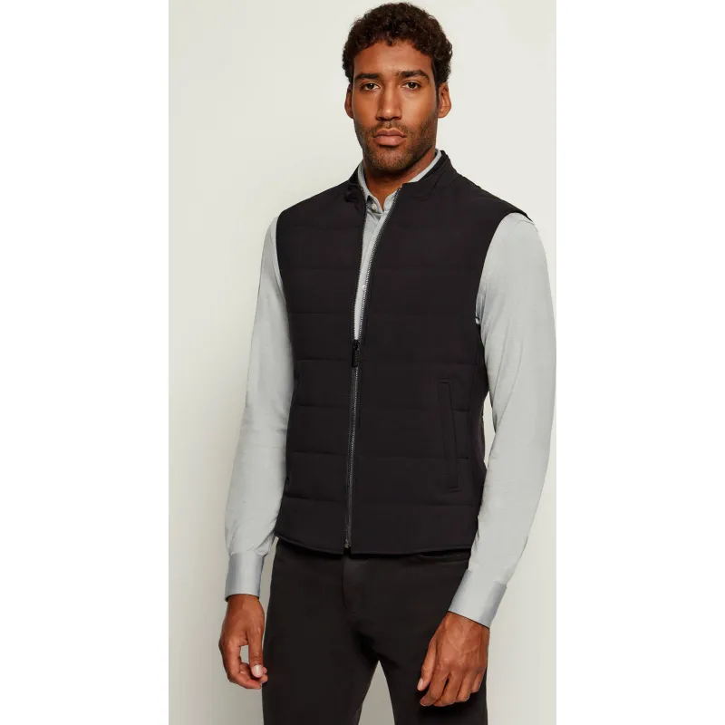 Joop! Bezrękawnik Witro | Slim Fit | z dodatkiem wełny