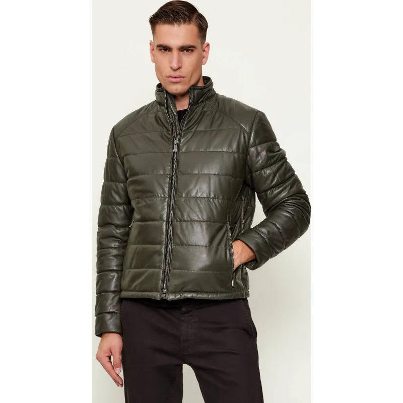 Joop! Jeans Skórzana kurtka Stepo 2 | Slim Fit