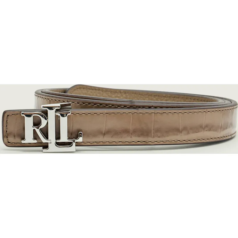 LAUREN RALPH LAUREN Skórzany dwustronny pasek