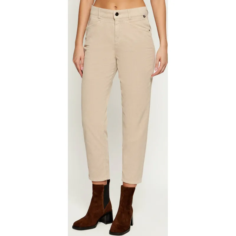 Marc Cain Spodnie | Slim Fit | sztruks