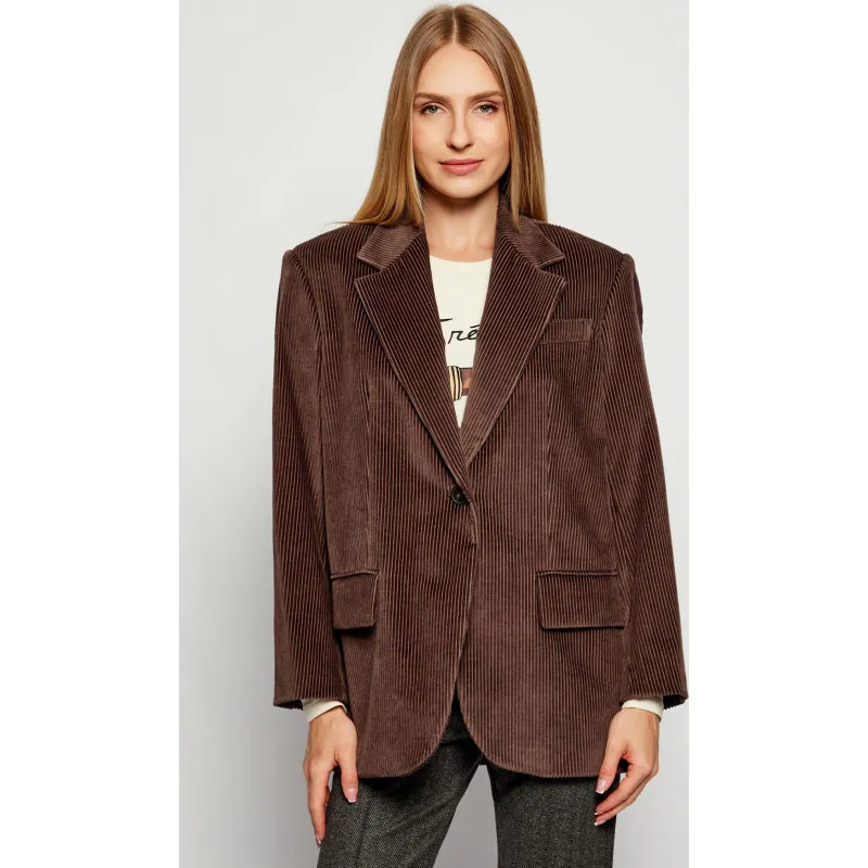Weekend MaxMara Marynarka FORMIA | Oversize fit | sztruks