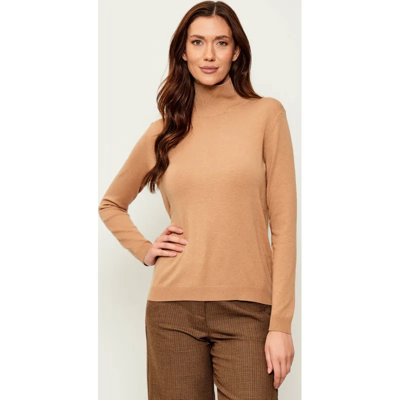 Weekend MaxMara Golf KIKU | Regular Fit | z dodatkiem jedwabiu