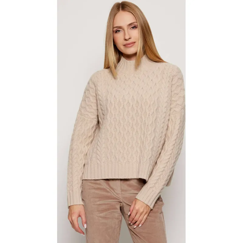 Weekend MaxMara Wełniany półgolf YARD Loose fit