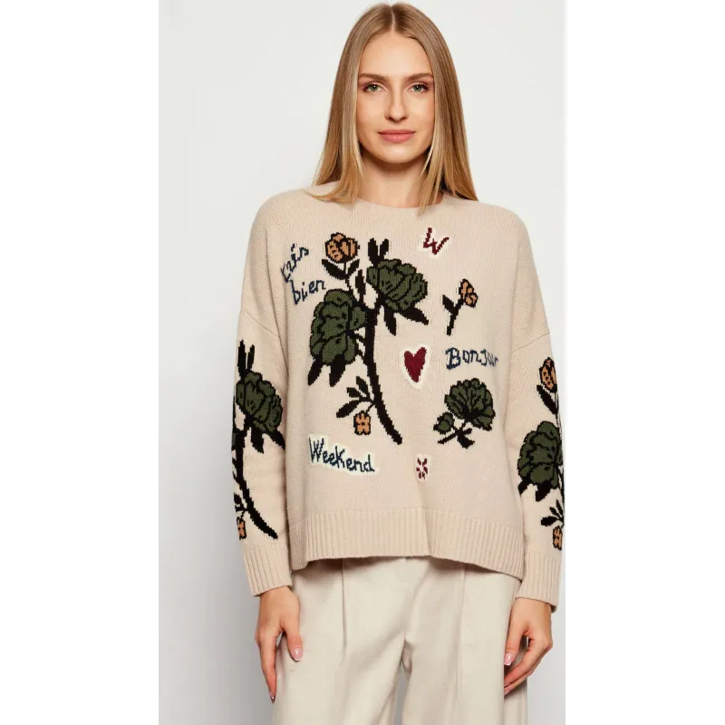 Weekend MaxMara Wełniany sweter PAVIDI | Relaxed fit