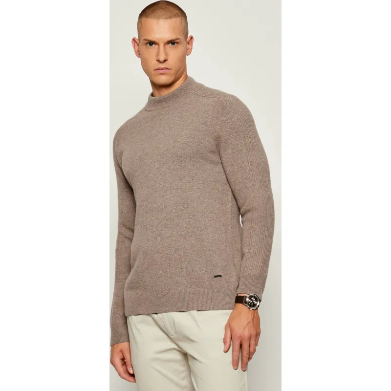 Joop! Sweter Luanor Modern fit z dodatkiem wełny i kaszmiru