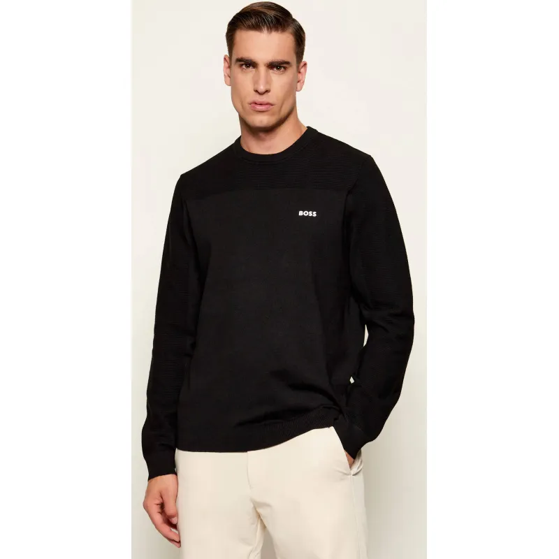 BOSS GREEN Sweter KN_Momentum-X CN | Regular Fit | z dodatkiem wełny