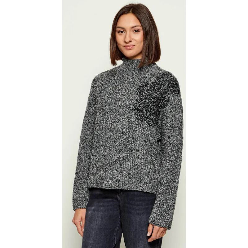 Liu Jo Półgolf | Regular Fit | z dodatkiem wełny