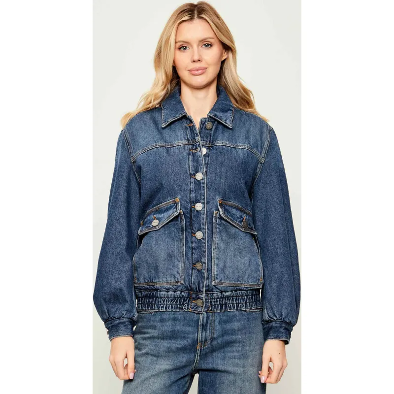 Pinko Jeansowa kurtka bomber BALDO | Relaxed fit