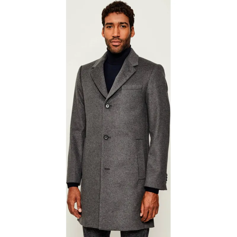 TIGER OF SWEDEN Wełniany płaszcz FINNAN z dodatkiem kaszmiru