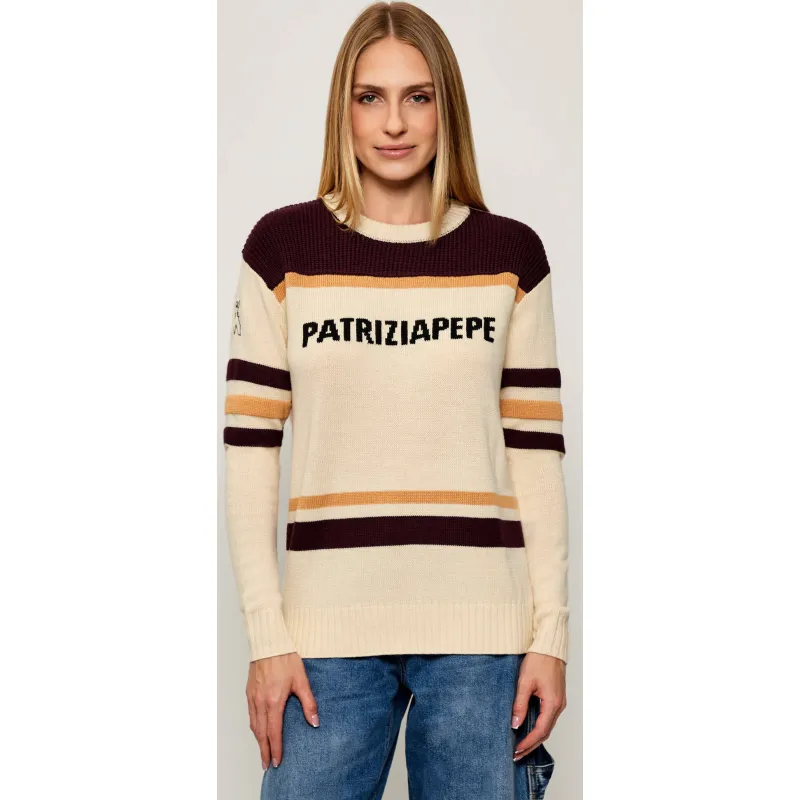 Patrizia Pepe Sweter | Regular Fit | z dodatkiem wełny