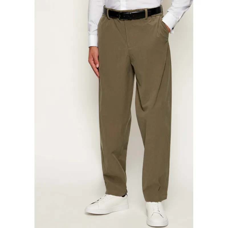 BOSS BLACK Spodnie P-Phil-RDS-WG-254F | Relaxed fit