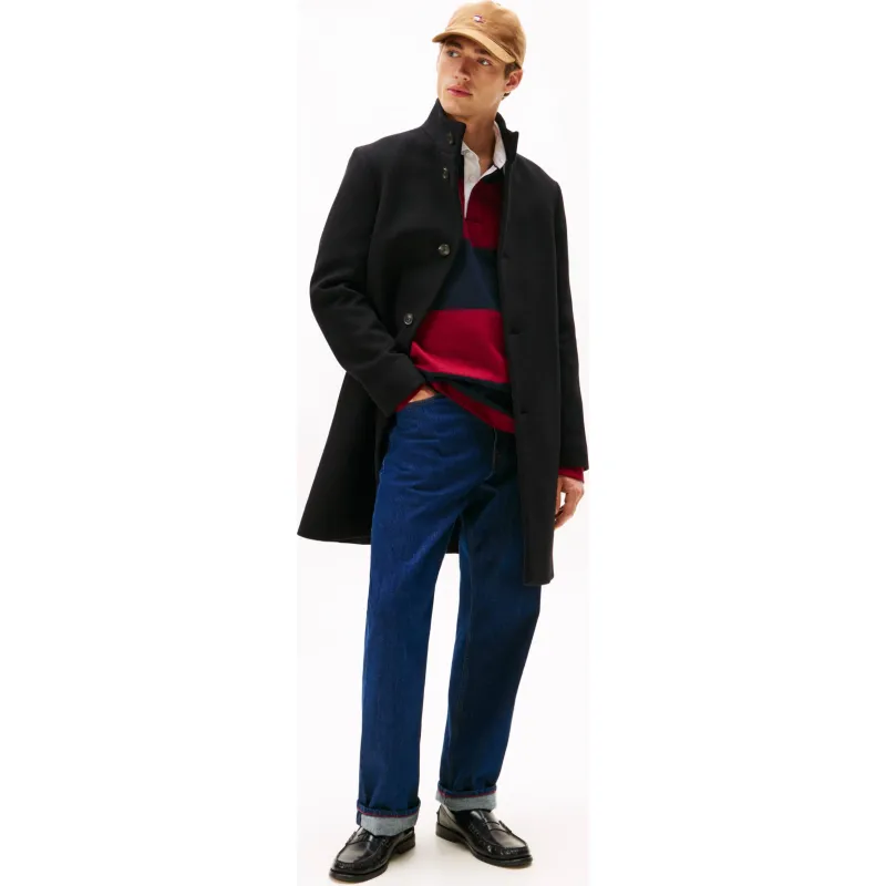 Tommy Hilfiger Wełniany płaszcz