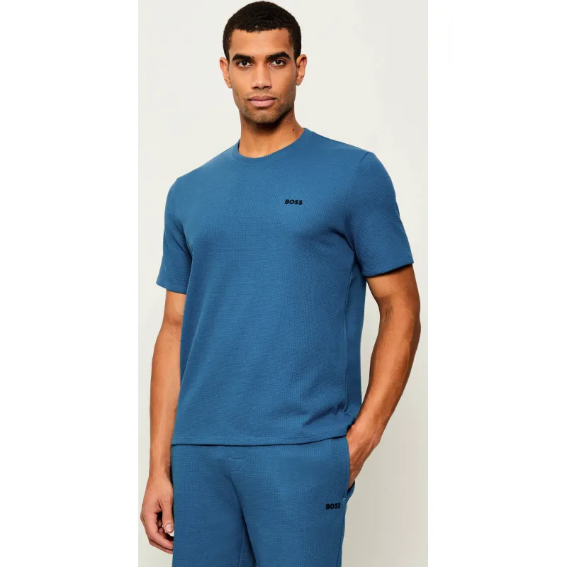 BOSS BLACK Góra od piżamy Waffle Regular Fit