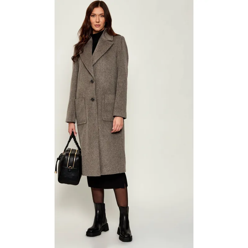 Marc Cain Wełniany płaszcz