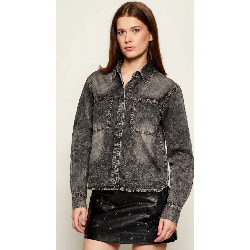 One Teaspoon Jeansowa koszula NIXIE | Classic fit