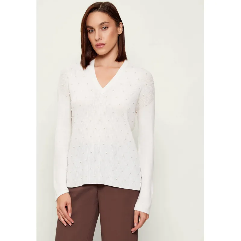 Liu Jo Wełniany sweter | Loose fit