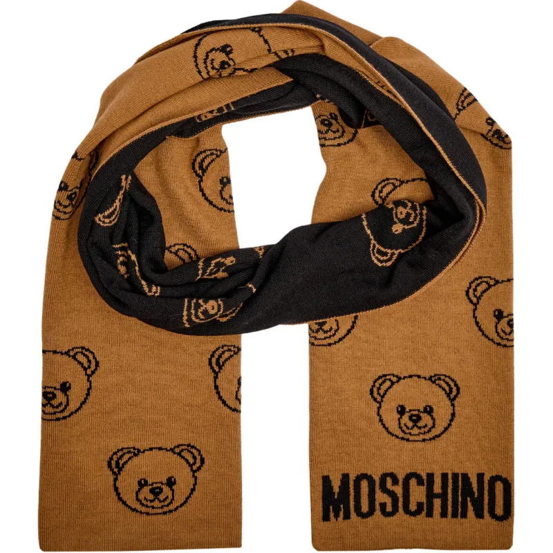 Moschino Szal z dodatkiem wełny