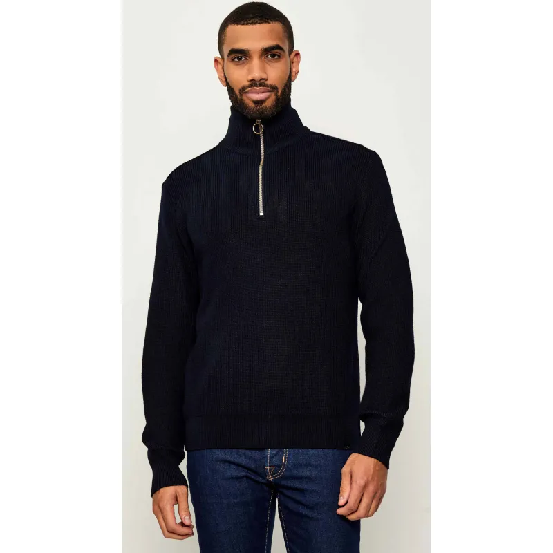 Paul&Shark Sweter Regular Fit z dodatkiem wełny