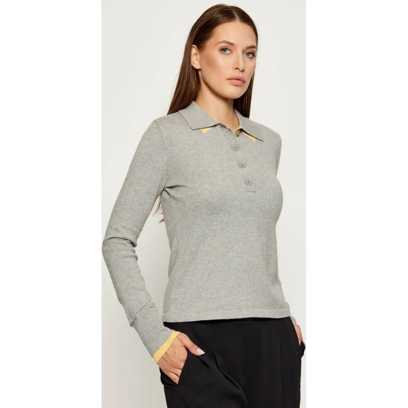 MAX&Co. Polo PESCARA Slim Fit z dodatkiem kaszmiru