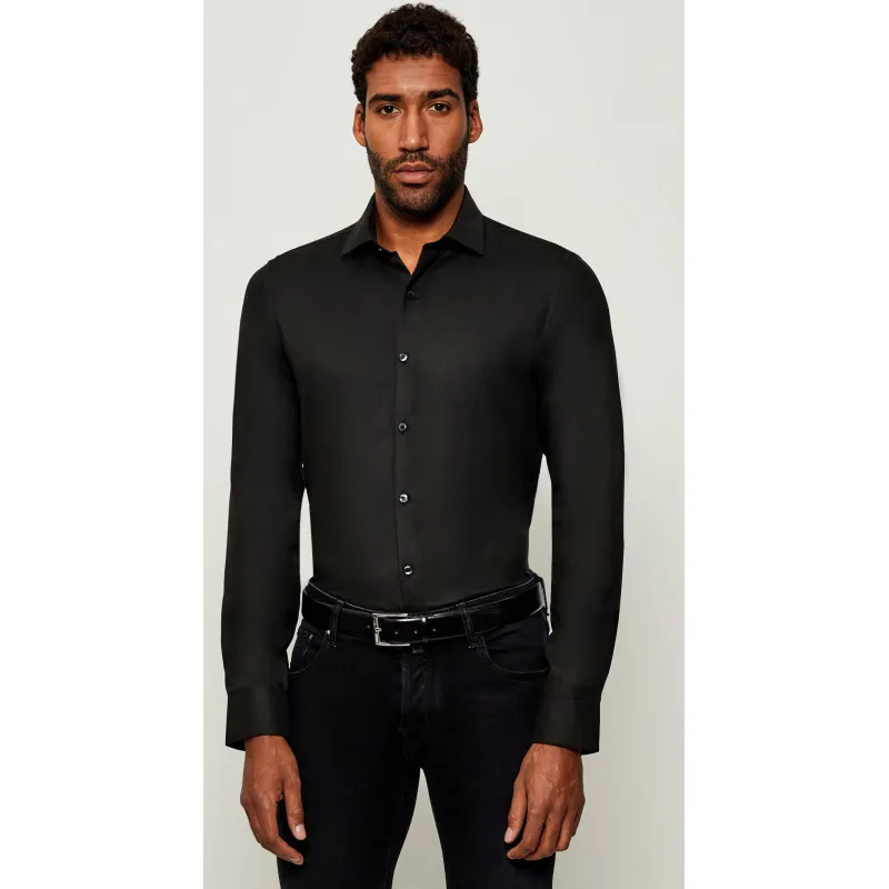 Calvin Klein Koszula | Slim Fit | z dodatkiem wełny