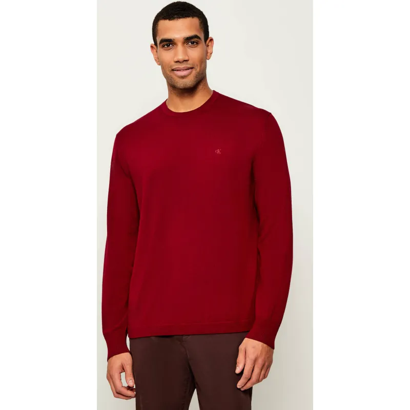 Calvin Klein Wełniany sweter | Regular Fit