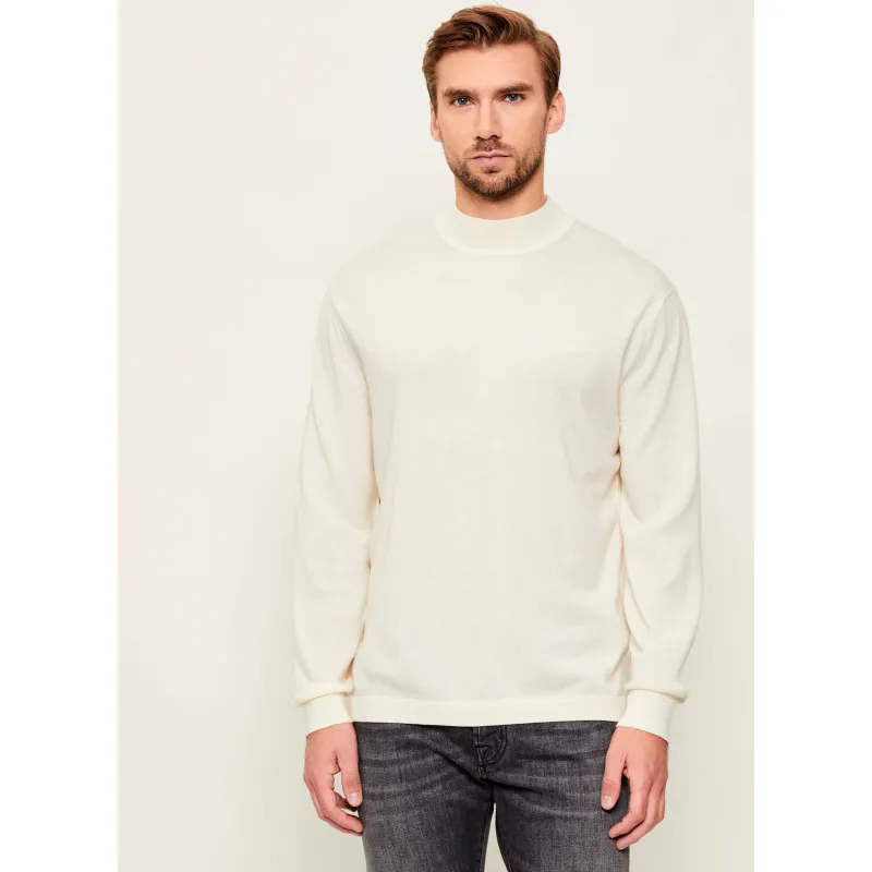 Calvin Klein Wełniany półgolf Regular Fit