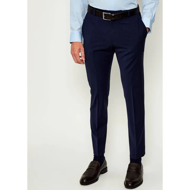 Calvin Klein Wełniane spodnie | Slim Fit