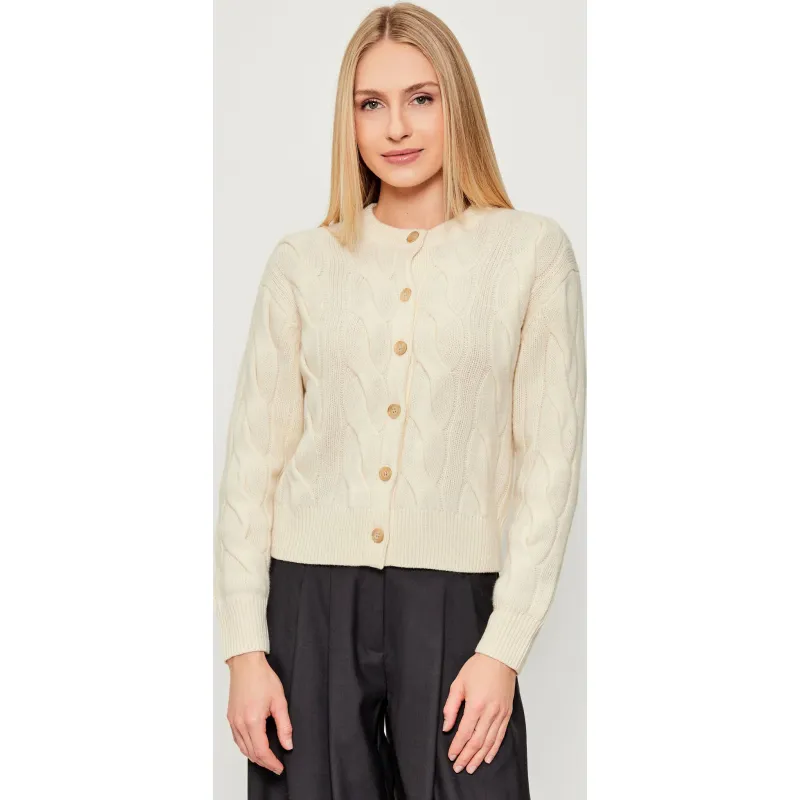 POLO RALPH LAUREN Wełniany kardigan | Regular Fit | z dodatkiem kaszmiru