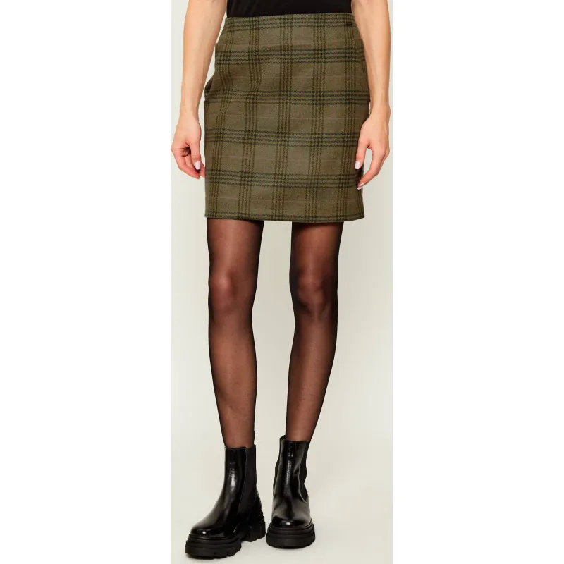 Barbour Wełniana spódnica Bamburgh Tartan