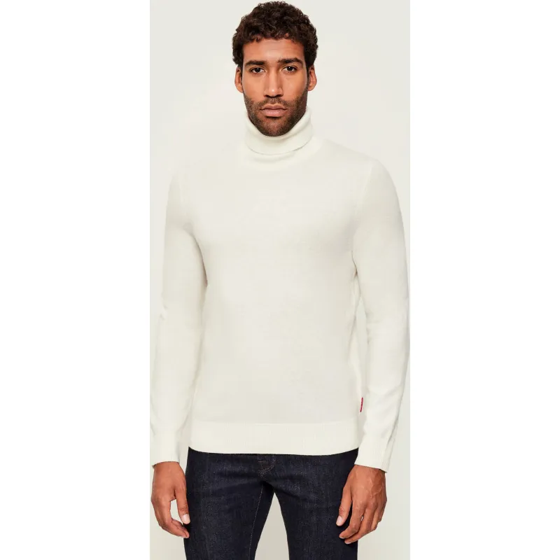 Joop! Jeans Wełniany golf Larsor Slim Fit