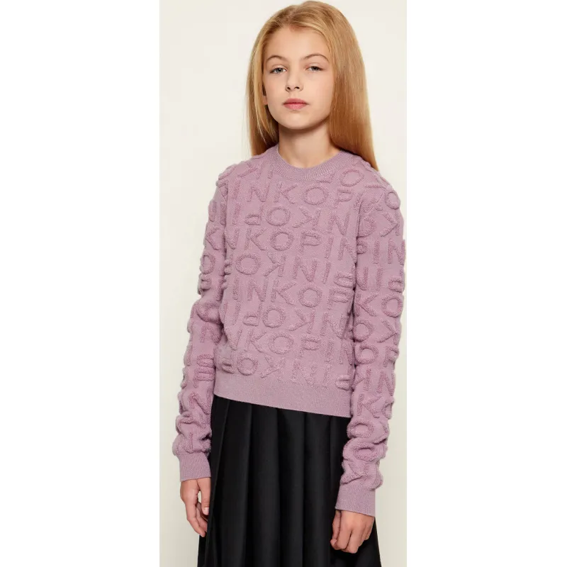 Pinko UP Wełniany sweter Regular Fit