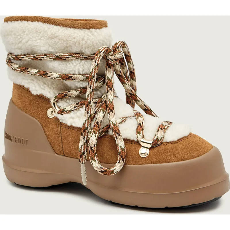 Moon Boot Śniegowce LUNA SHEARLING | zamsz