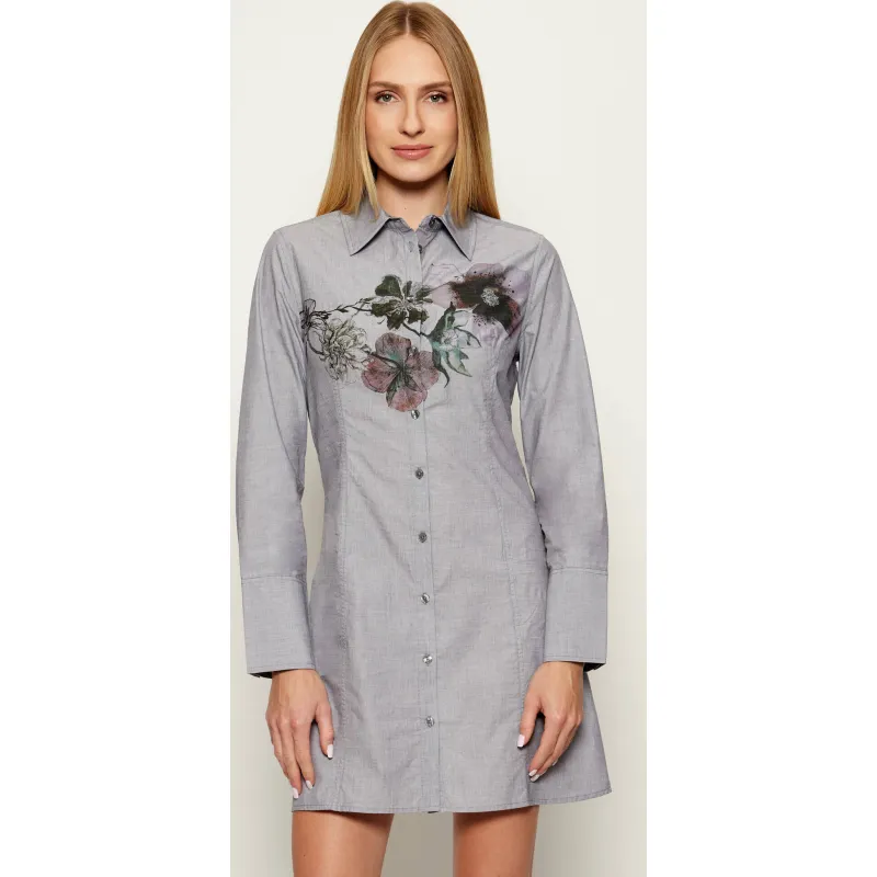 Desigual Sukienka VEST_INKY_ANTHRACITE | DESIGUAL X MR. CHRISTIAN LACROIX