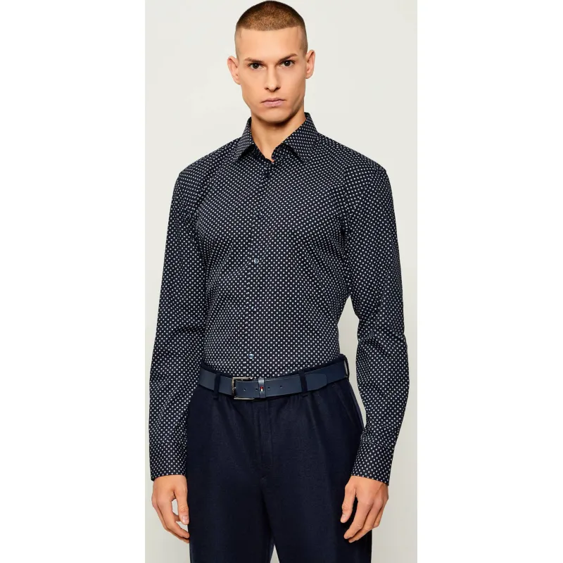 BOSS BLACK Koszula H-HANK-kent-C1-214 | Slim Fit | stretch