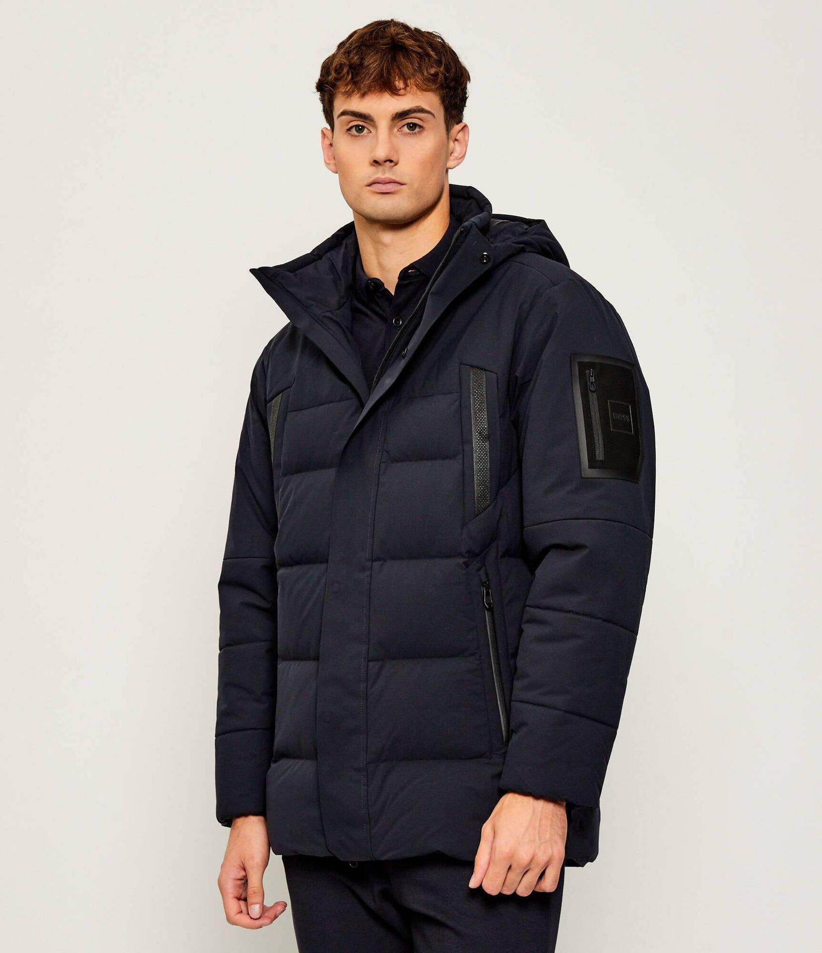 BOSS GREEN Puchowa kurtka OW_Block-X Regular Fit