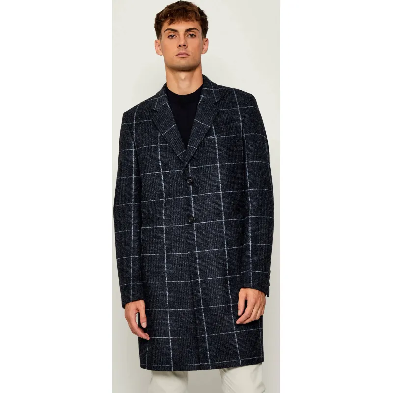 BOSS BLACK Płaszcz H-Hyde-J-254 | z dodatkiem wełny