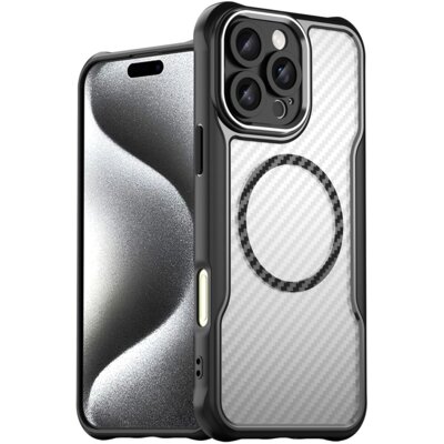 Etui HURTEL Leading Series MagSafe do Apple iPhone 16 Pro Max Czarny