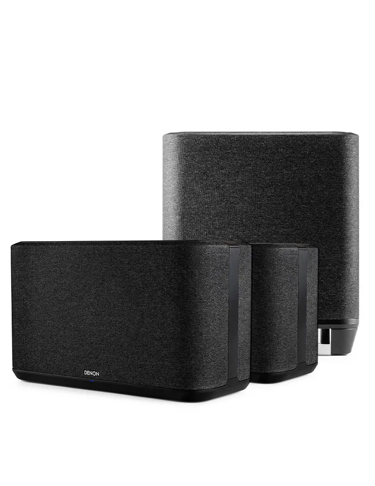 Zestaw 2 x Denon Home 350 + Sub, Kolor: Czarny