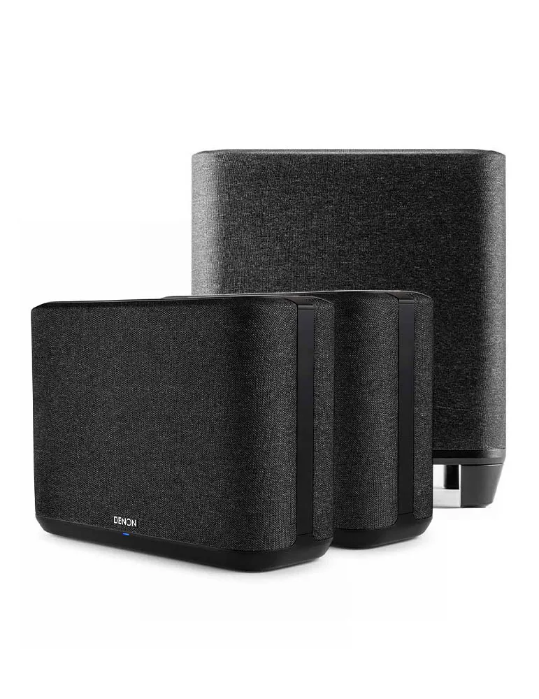 Zestaw 2 x Denon Home 250 + Sub, Kolor: Czarny