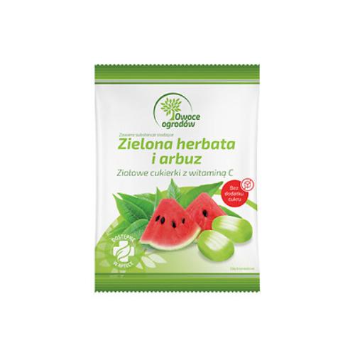 Owoce Ogrodów Cukierki Zielona Herbata I Arbuz Z Wit C 60G