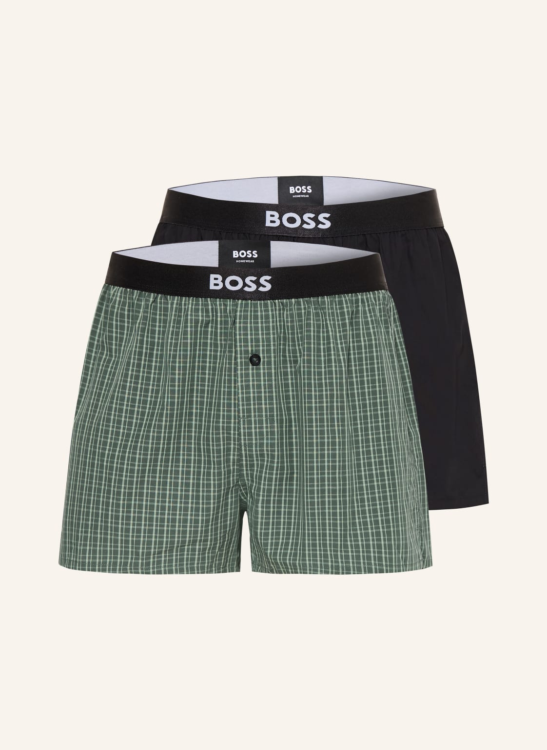 Boss Bokserki Tkane, 2 Szt. gruen