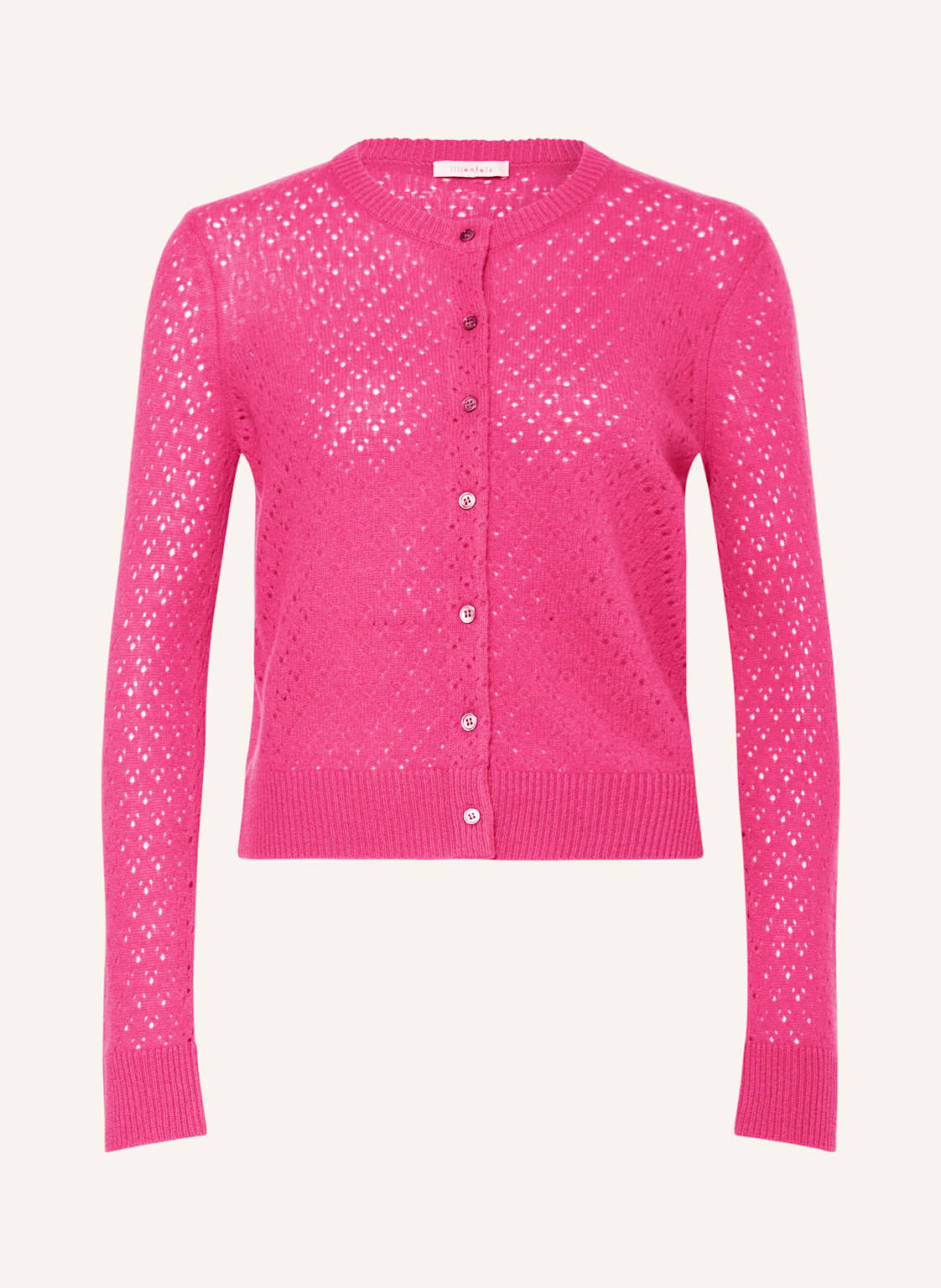 Lilienfels Kardigan Z Kaszmiru pink